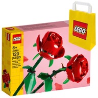 LEGO BLOCKS | 40460 RUŽÍ KYTICE KVETOV RUŽA DARČEK KU DŇU DETÍ + TAŠKA