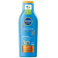 NIVEA Sun Protect & Bronze mlieko na opaľovanie SPF 30 200 ml