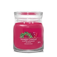 Sparkling Winterberry - Yankee Candle Signature - stredná dvojknôtová sviečka