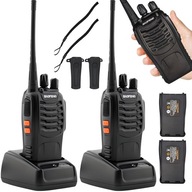 2X WALKIE TALKIE BAOFENG BF888S PMR WALKWAY