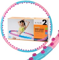 Hula hoop s vložkami Široká masáž Jinpoli 1,25 kg