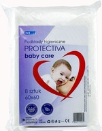 Baby Care Absorpčné podložky do postieľky 60x60 40 ks