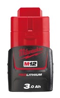 MILWAUKEE BATÉRIA 12V M12 B3 3,0Ah 3Ah