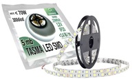 PÁSOVÝ pás 300 LED 5050 SMD 5m STUDENÁ BIELA ​​IP20