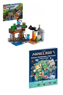 Sada LEGO Minecraft 21166 Opustená baňa + Podmorská dobrodružná kniha