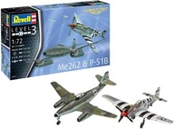 Stavebnica modelu Revell ME262 & P-51B