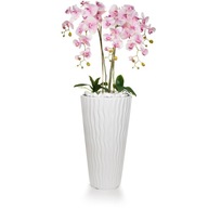 Umelé kvety ruže orchidey, vysoký črepník, 120 cm