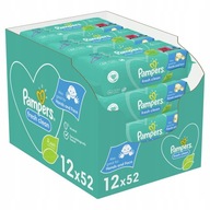 Pampers Fresh Clean vlhčené obrúsky 52 ks.