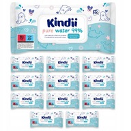 Kindii WATER PURE vlhčené obrúsky 12 x 60 ks