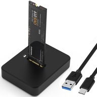 Dokovacia stanica M.2 NVME NGFF SSD USB C 3.1 Drive