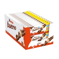 30x 43g KINDER Bueno oblátková tyčinka KARTÓN + oblátky