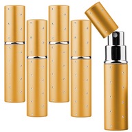 5X FĽAŠKA ATOMIZÁTORA PARFÉMU 10ml CRYSTALS GOLD FĽAŠKA NA PARFUM