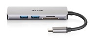 Hub splitter 5v1 2xUSB 3.0 + HDMI + SD mSD slot