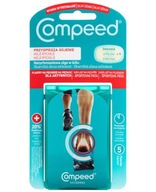 Compeed náplasti na pľuzgiere na pätách, stredné, 5 ks