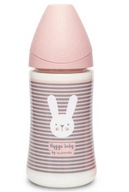 Suavinex Hygge Bottle270ml RABBIT ružové linky