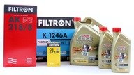 FILTRE + OLEJ CASTROL 5W40 MERCEDES C W204 2.2 CDI