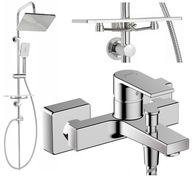 Vaňová batéria HANSGROHE +RAIN SHOWER 26 s policou