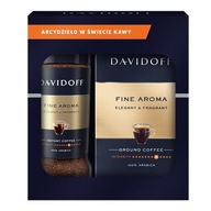 Instantná a mletá kávová súprava Davidoff Fine Aroma