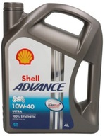 Motocyklový olej SHELL Advance 4T ULTRA 10W-40 4L