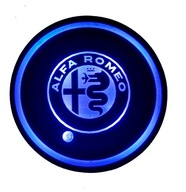 LED STOJAN NA HRNKY NA NÁPOJE S LOGOM ALFA ROMEO