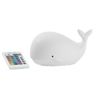 LED lampa Rabbit & Friends Whale + diaľkové ovládanie