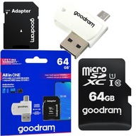 64 GB pamäťová karta pre jazdný videorekordér