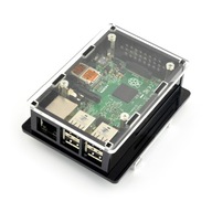 Puzdro Raspberry Pi 3B+/3B/2B na DIN lištu