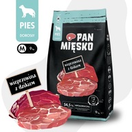 Pan Mięsko Suché krmivo pre psov BRAVČOVÉ Diviak ZELENINA Stredné plemená M 9kg