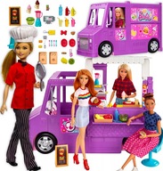 XXL SADA FOTOAPARÁTU BARBIE FOODTRUCK BÁBIKA + ZADARMO!