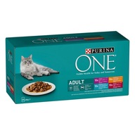 PURINA ONE Dospelý set vrecúšok pre mačky, MIX príchutí, 40x85g