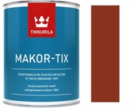 MAKOR-TIX TIKKURILA FARBA NA STRIECH 10L ČERVENÁ TL