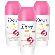 Dove Go Fresh Antiperspirant s vôňou granátového jablka 50 ml SET x3