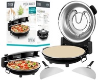 SUPREME KAMENNÁ RÚRA NA PIZZU 32CM 400°C 1200W + 2 NOŽE