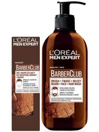 Sada Loreal Men Expert Barber Club, umývací gél, hydratačný gél na fúzy