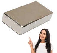 NEODYMIUM tanierový magnet 80x20x10 mm STRONG N38H obdĺžnikový tyčový magnet