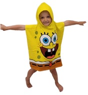 Osuška SpongeBob Poncho s kapucňou