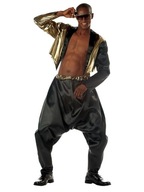 Oblečenie rappera z 80-tych rokov 90-tych rokov Pop Star Kostým L/XL