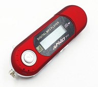 M04 MP3 prehrávač 8GB červený USB kľúč