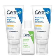 CeraVe hydratačný krém na tvár pre normálnu a suchú pleť s SPF 30 52 ml x2