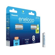 Batéria Panasonic Eneloop AAA 800 mAh - 8 ks