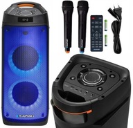 BLAUPUNKT PB08DB Karaoke s aktívnym stĺpcom BLUETOOTH FM USB + 2 x mikrofón