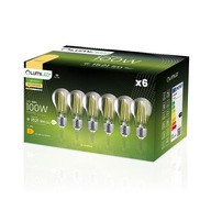 6x E27 A60 LED žiarovka 11W = 100W 1521lm 3000K Teplá DEKORATÍVNA FILAMENT.