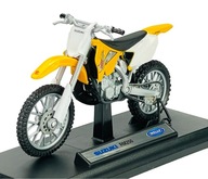 WELLY SUZUKI RM250 1:18 MOTOCYKEL NOVÝ MODEL 12801