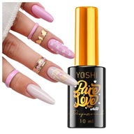 Yoshi Top With Pure Love Effect 10ml Biele srdce biely top s ozdobami