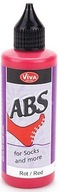 ABS Viva Decor farba na textil - červená 82ml