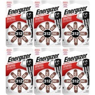 48x Batéria ENERGIZER Sluch 312 PR41 Zinok 1,4V