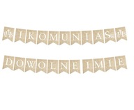 IHS BANNER BOHO ECO COMMUNION girlanda s MENOM