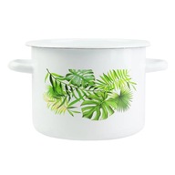 Hrniec smaltovaný MONSTERA 4,5l