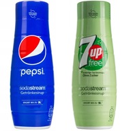 2x SODASTREAM SIRUP 7UP PEPSI