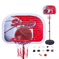 Basketbalový set PRE DETI 80-145cm LOPTA Pumpa STOJAN